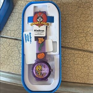 Armitron Looney Tunes Kids Watch - Purple and Orange
